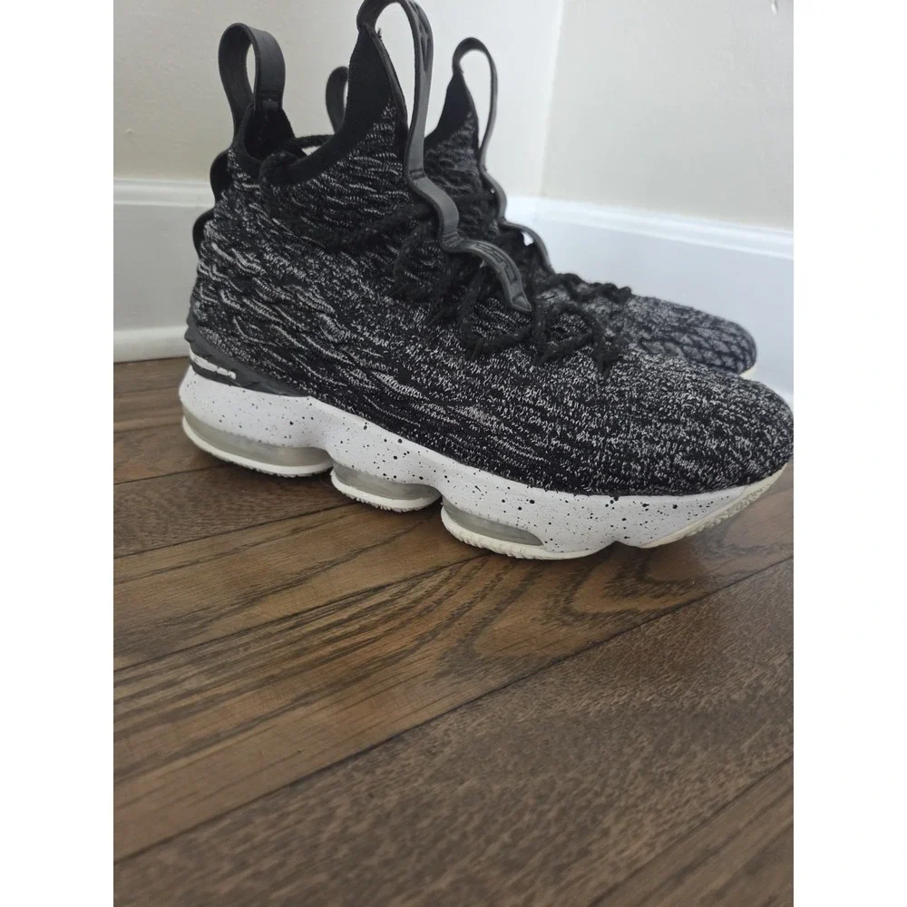 Nike Lebron 15 Sneakers Ashes Battleknit Men's 6.5 Youth 6.5 Oreo Basketball